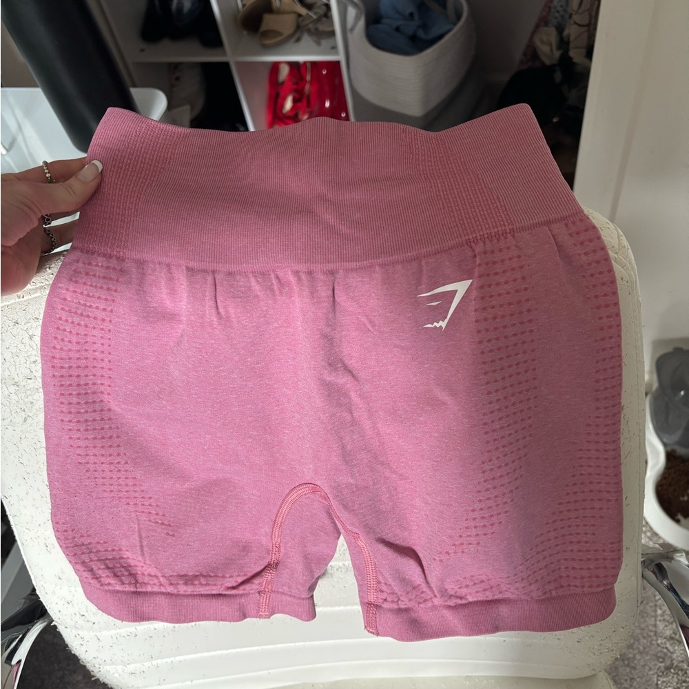 Gymshark pink shorts